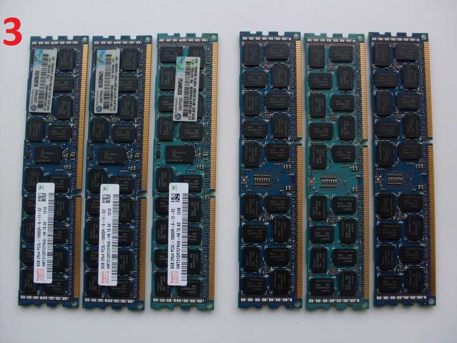 Серверная память. Планки по 8GB (DDR3,DDR3L) REG ECC 1333MHz+радиатор