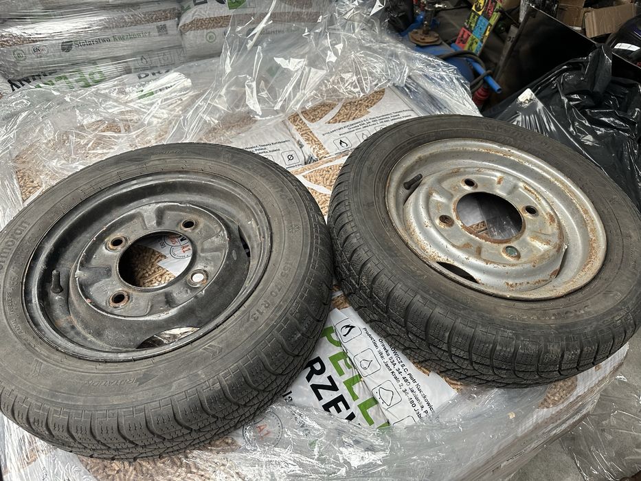 Sprzedam 2 felgi z opobami trabant