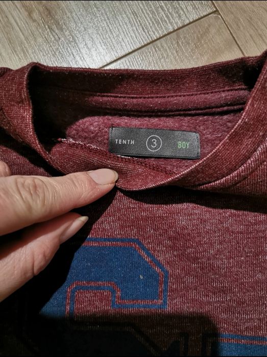 Bluza chłopiec wciągana przez głowę 98 Decimas burgund