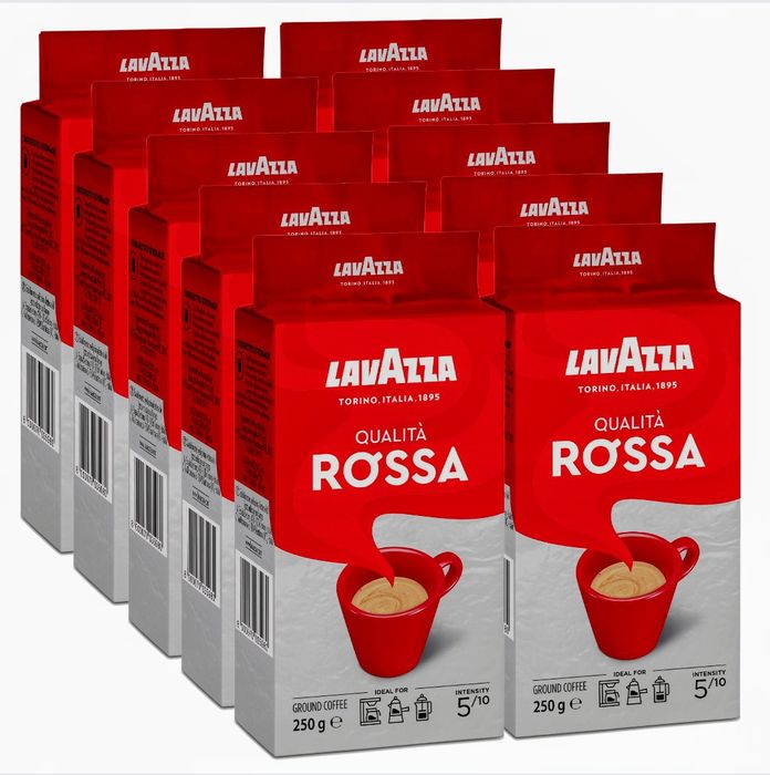 Lavazza Qualita Rossa kawa mielona 250g 10 szt.