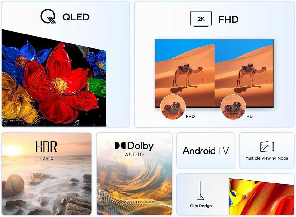 Телевізор TCL QLED 32V5C Нова модель 2025-2026