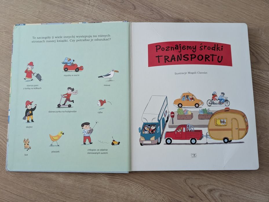 Poznajemy środki transportu książka