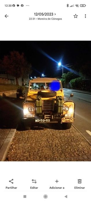 Land Rover Serie com 9 lugares de livrete