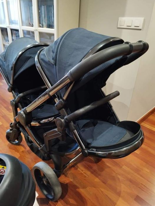 Conjunto de carrinho icandy + Alcofas + Ovos + Capas | Gêmeos ou irmãos de idades próximas