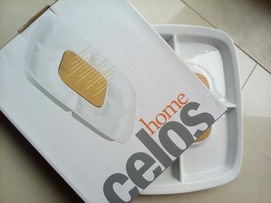 Prato Aperitivos em Porcelana