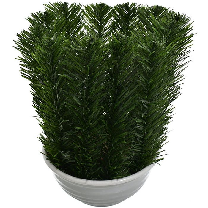 Baza stroika podkład floret świerk kompozycja sztuczne kwiaty wazon