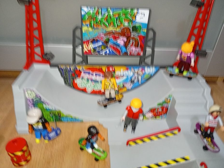 Pista de skate de brincar Playmobil nova