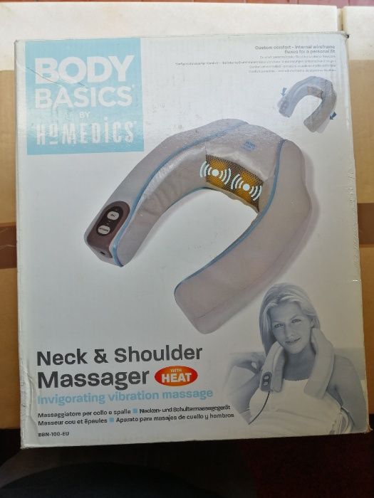 Massajador de pescoço e ombros com calor da Homemedics