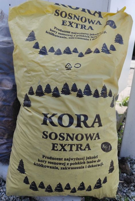 KORA SOSNOWA ogrodowa 80L MIX wielkości różne wymiary MIX