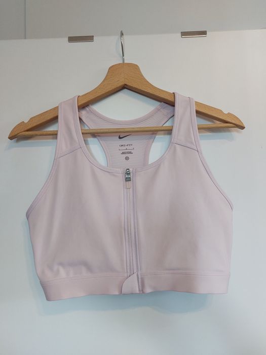 Różowy biustonosz sportowy Nike L stanik sportowy top Nike 40 L biustonosz Nike 40