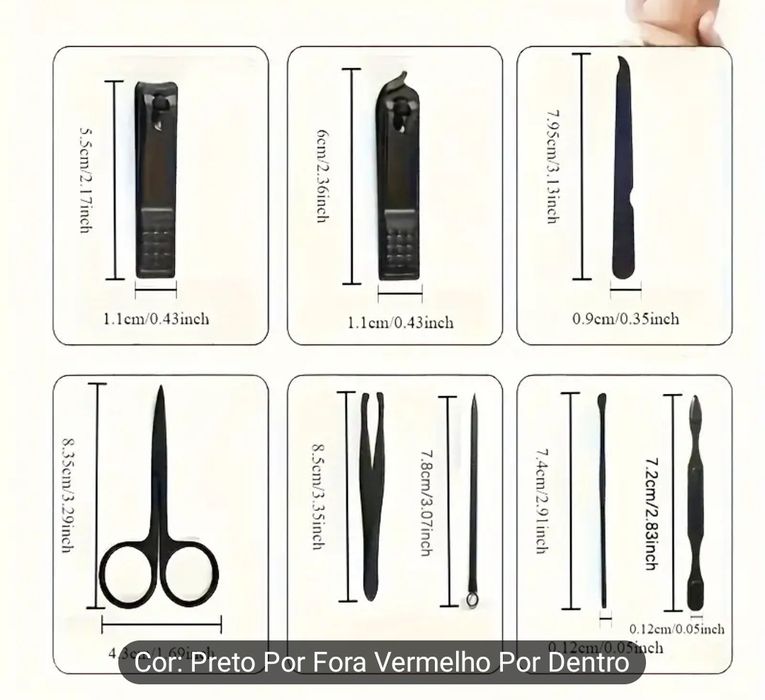 Estojo de artigos de cuidado pessoal Novo