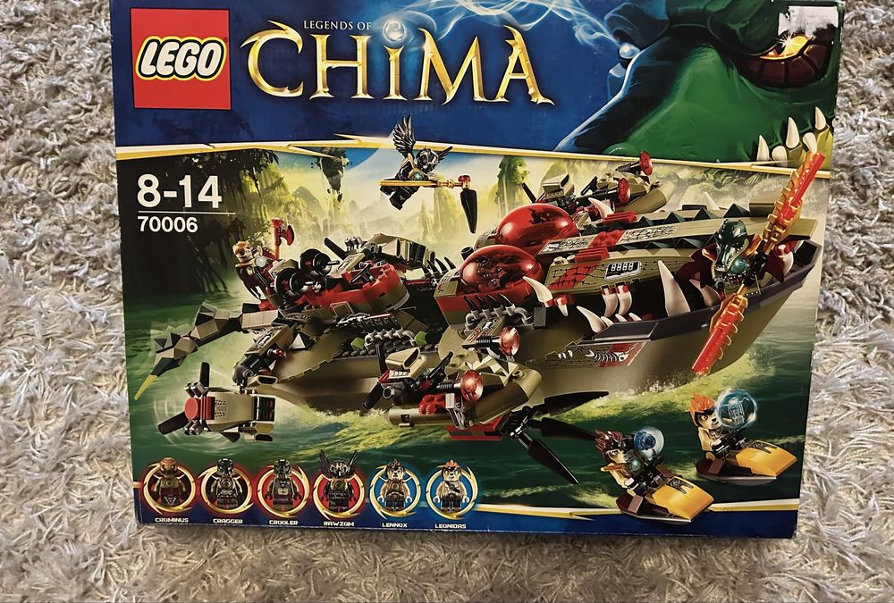 Lego Chima Cragger's Command Ship 70006 оригинальный в новом состоянии