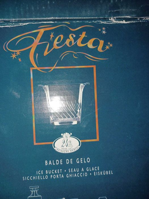 Balde de gelo Royal Cristal da Atlantis novo em caixa