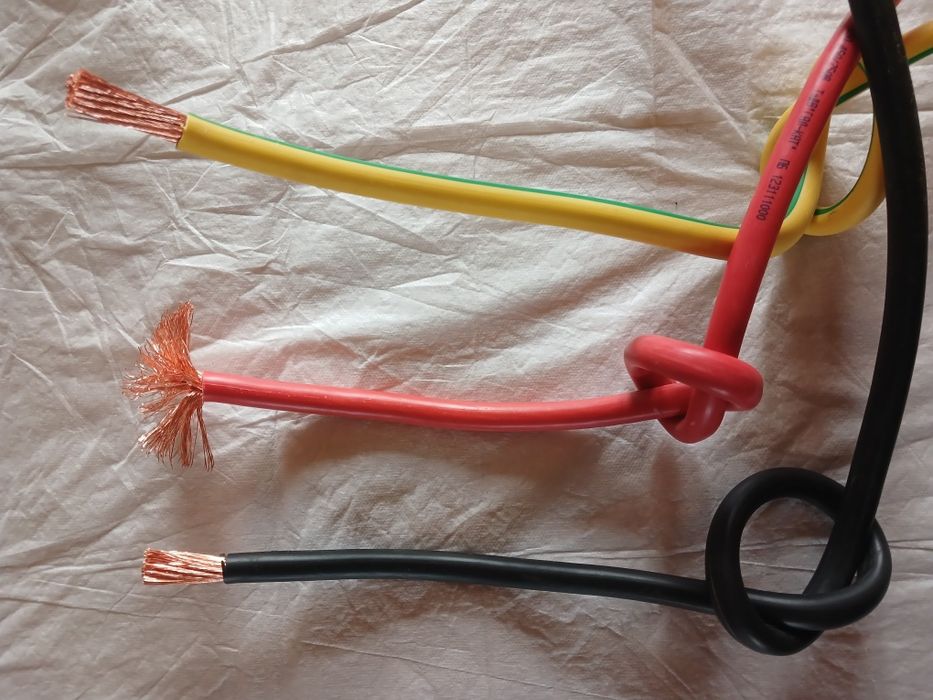 ПВ-3 50 гибкий желто-зеленый черный красный провод по факту ПВ-5