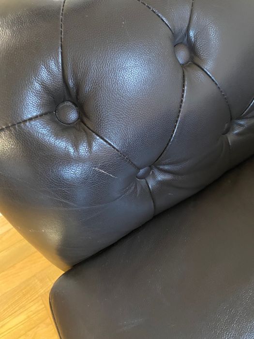 Fotel elegancki brązowy