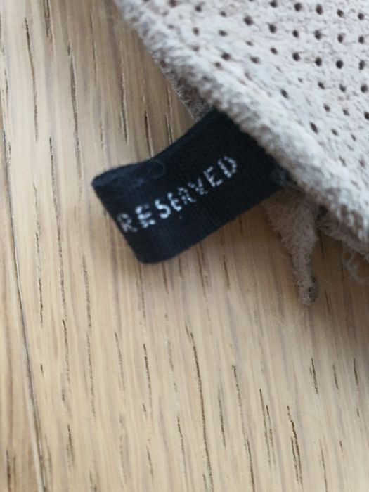 Рукавички Reserved замшеві. Перчатки