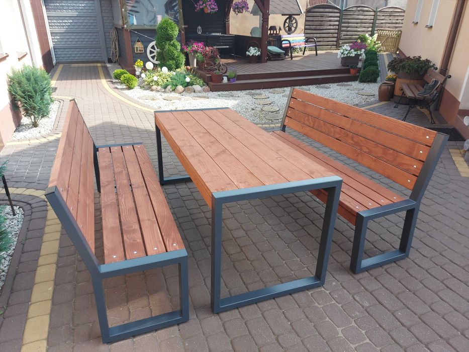 Stół dwie ławki LOFT wysyłka