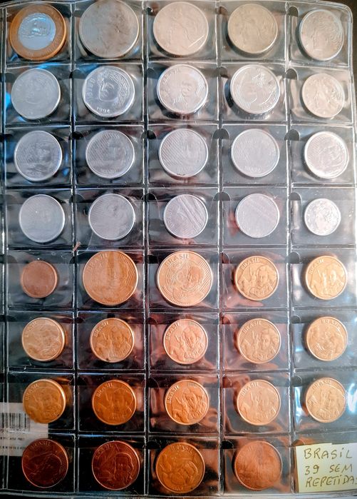 Lote moedas Brasil (sem repetidas)