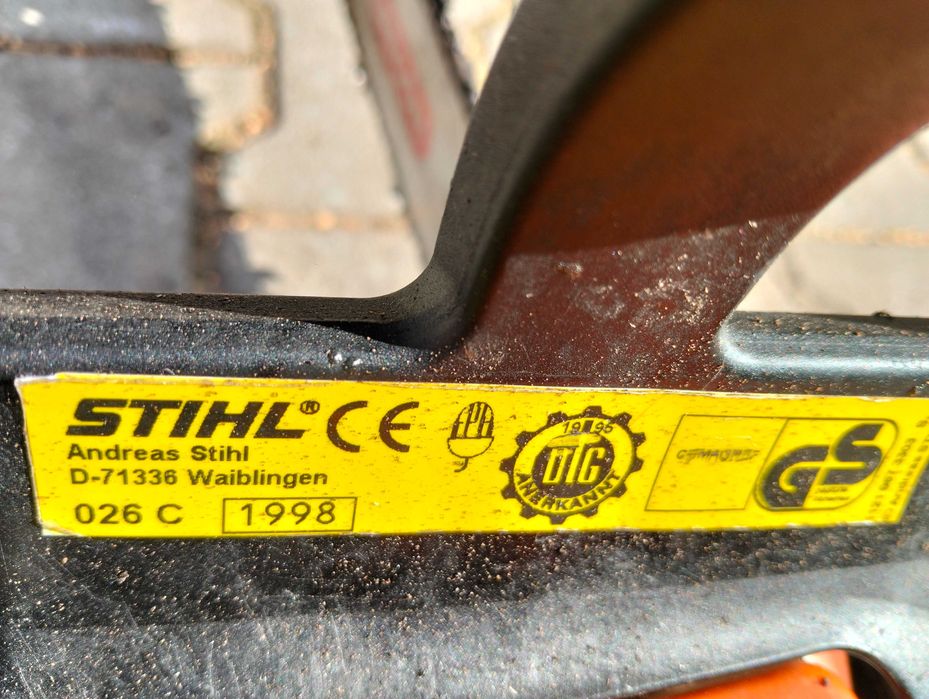 Pilarka spalinowa stihl 026c