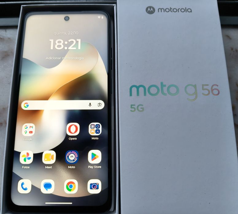 Motorola Moto G56 8/256 Black Como Novo na Caixa + Garantia