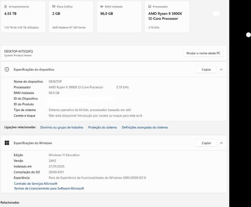 PC Gaming AMD Ryzen 9 -3900X 12-Core