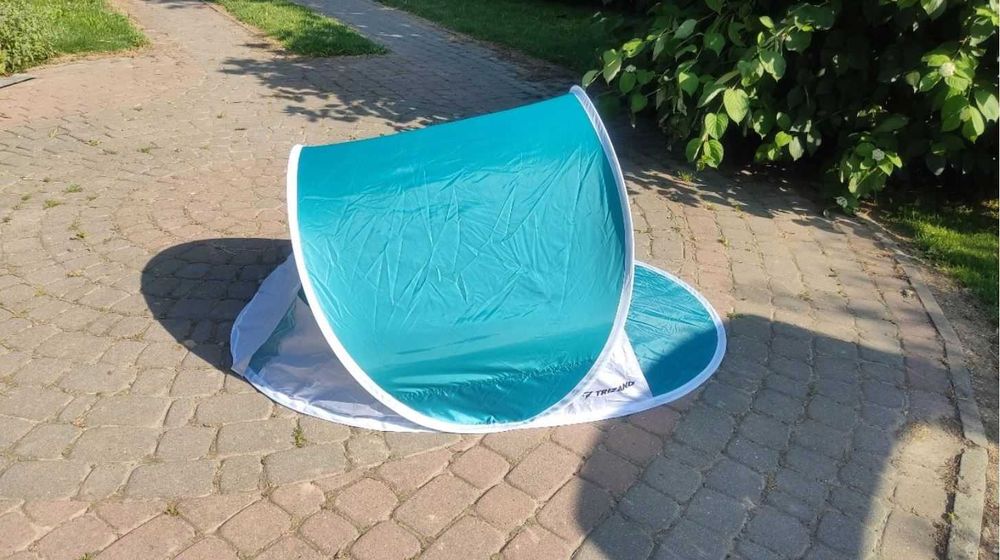 Namiot Plażowy Parawan Samo rozkładający się Duży na Plażę Ogród UV