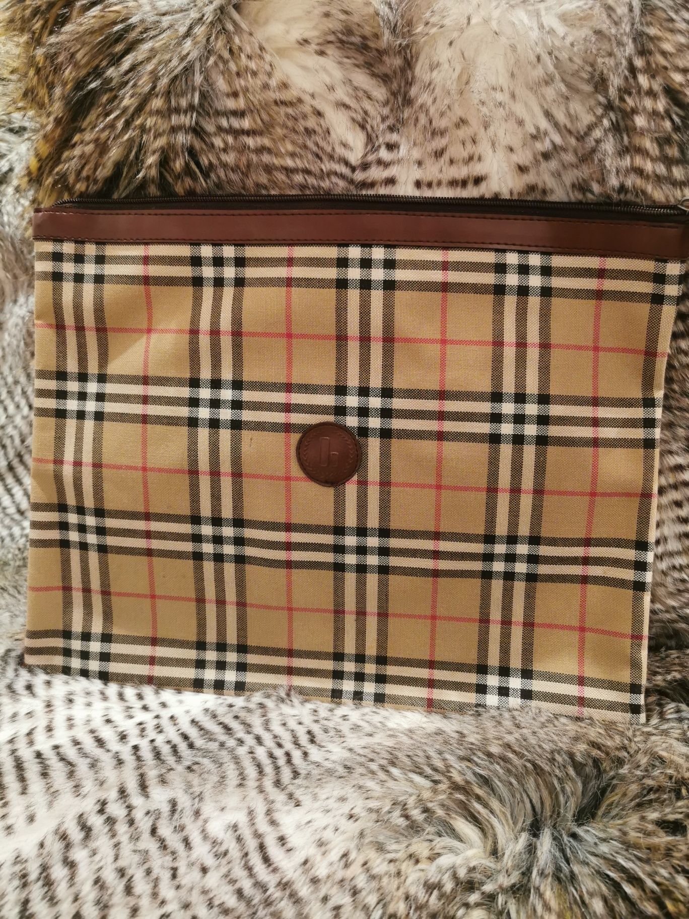 Estampado burberry top
