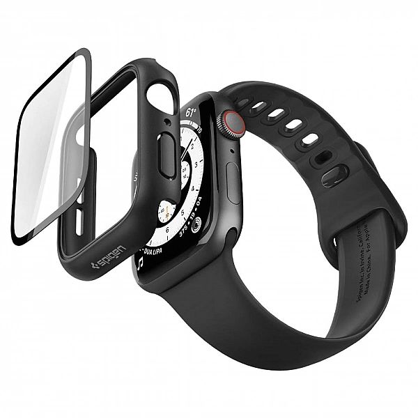 SPIGEN THIN FIT 360 APPLE WATCH 4 / 5 / 6 / SE 1 / 2 / 3 (44 MM) BLACK