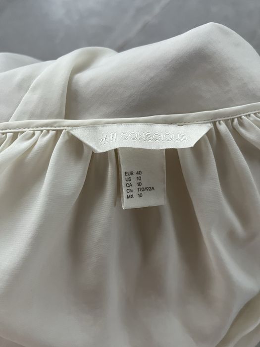 Kremowa koszula bluzka h&m 40