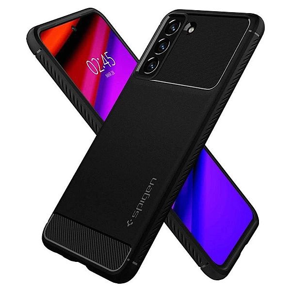 Etui Spigen Rugged Armor na Samsung Galaxy S21 FE - czarny mat
