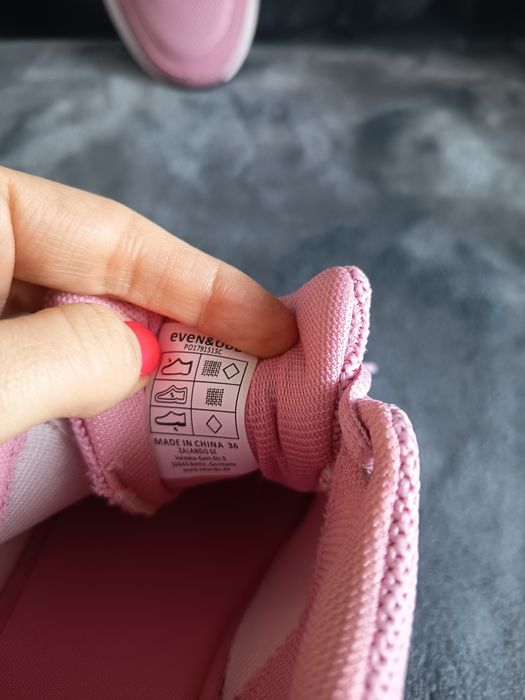 Nowe różowe damskie sneakersy rozm 36 wysoka podeszwa even&odd
