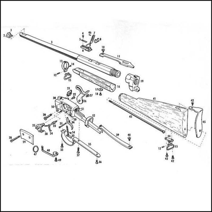 Orzech zamka Smith Carbine .50 Pietta