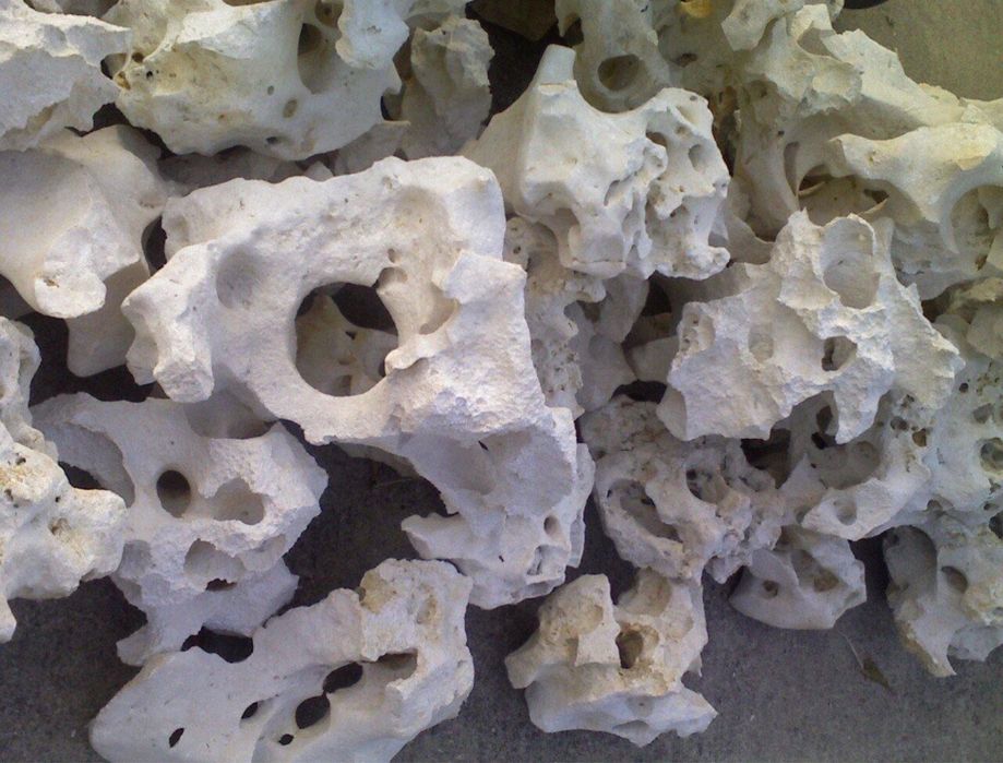 BIAŁY WAPIEŃ FILIPIŃSKI Kamień do Akwarium Malawi Tanganika Iwagumi