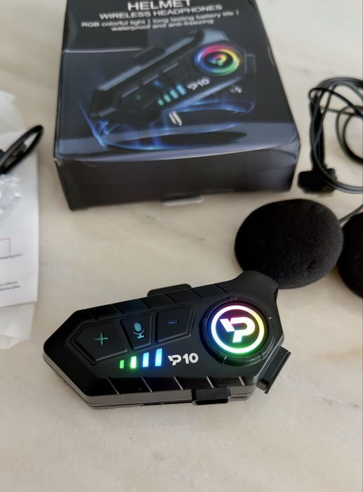 Intercomunicador Bluetooth para capacete