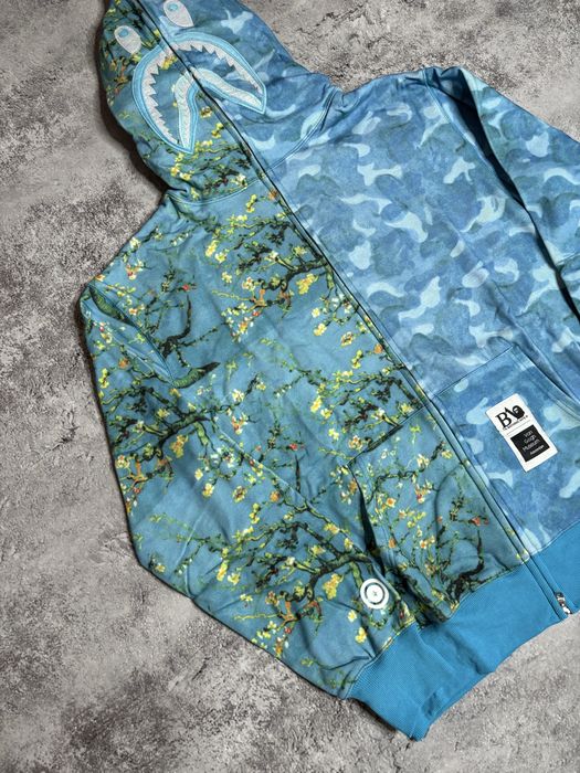 Зіп-худі BAPE x Van Gogh | зіпка Бейп х Ван гог
