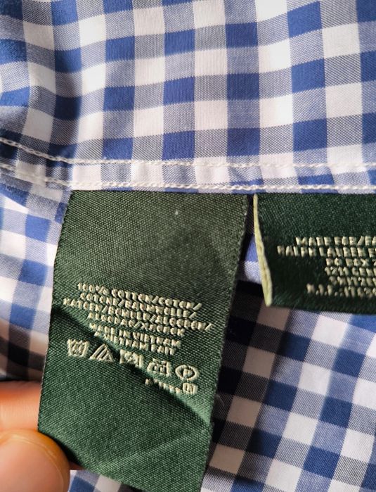 Camisa de Manga Curta Ralph Lauren Fitted Non Iron