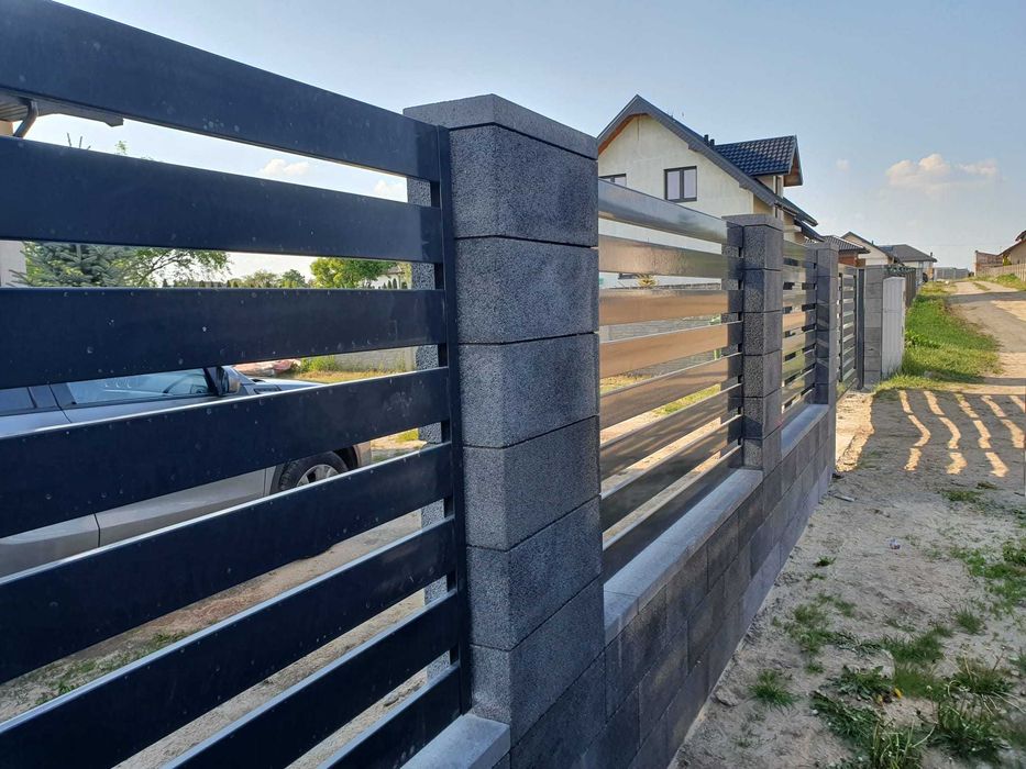 Montaż ogrodzeń panelowych/murowanych/betonowych