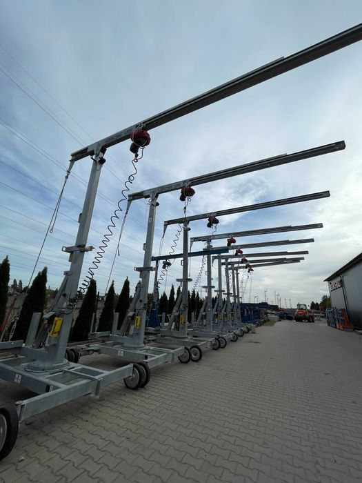 Mini dźwig żuraw LISSMAC LMK 400/800kg podnośnik wciągarka silka