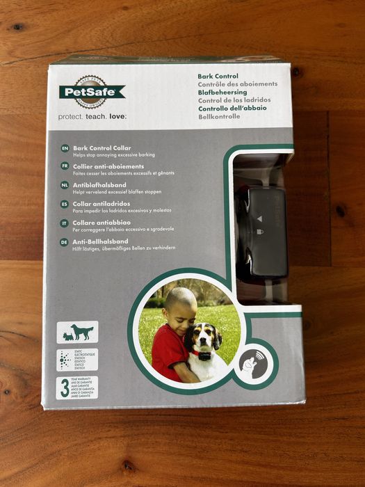 Coleira de controlo de latido