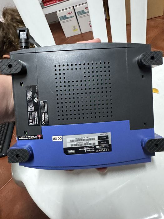 Linksys WRT54GL IEEE 802.11b/g Wireless Router.