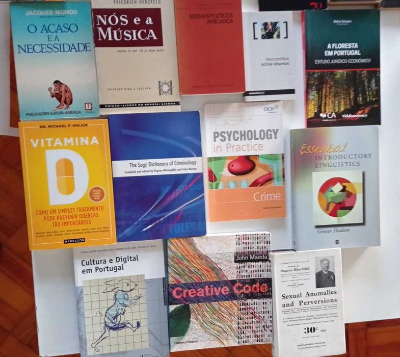 Livros: ciências sociais, filosofia, outros, etc (Novos preços!)