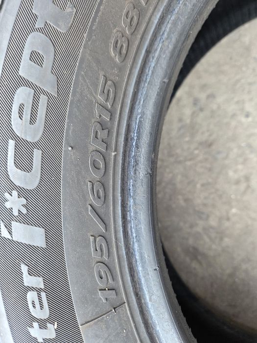 Шини зимові 195/60/r15, Hankook Winter I Cept RS 2, протектор 8,5мм.