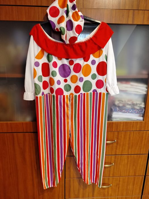 Strój przebranie Klaun pajac na ok. 10 lat