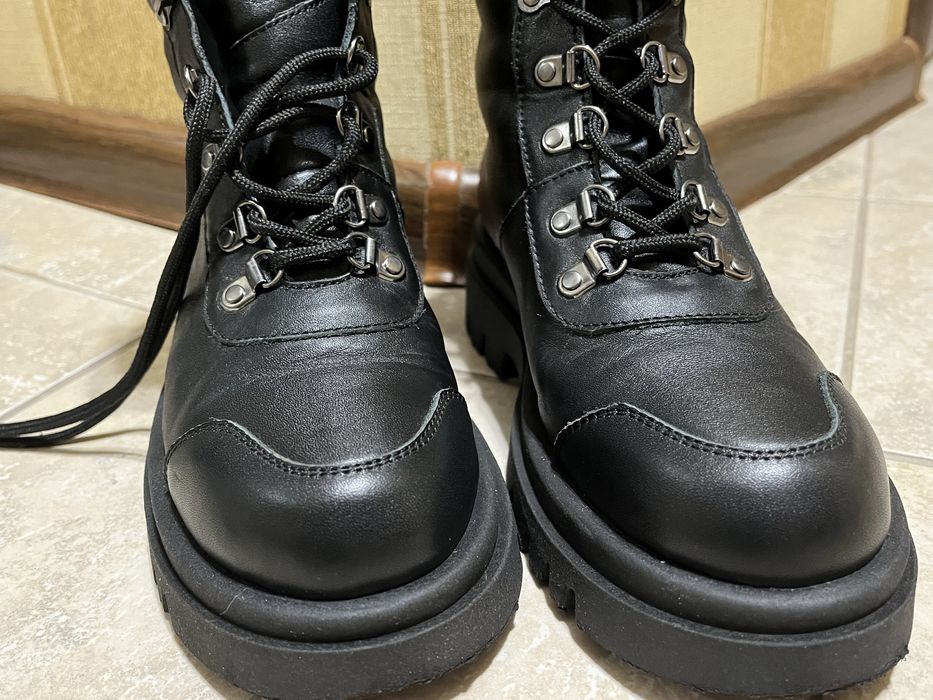 Зимові шкіряні черевики