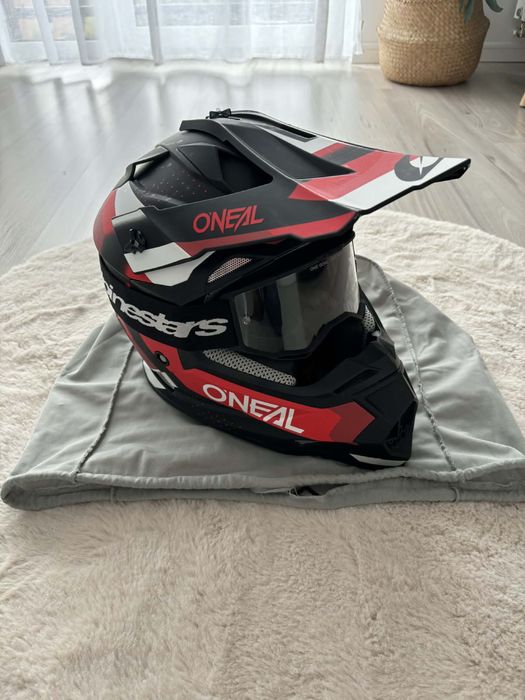 Kask motocyklowy cross/enduro O’Neal plus gogle