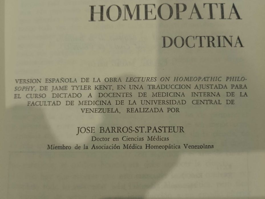 Homeopatia - Doctrina - James Tyler Kent