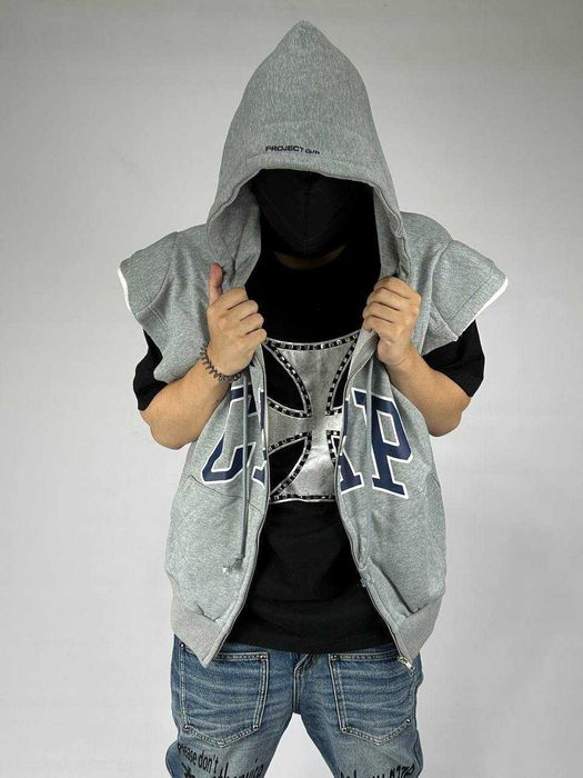 Худі Project GRAILZ G/R zip hoodie худи зипка сіра archive серая S M