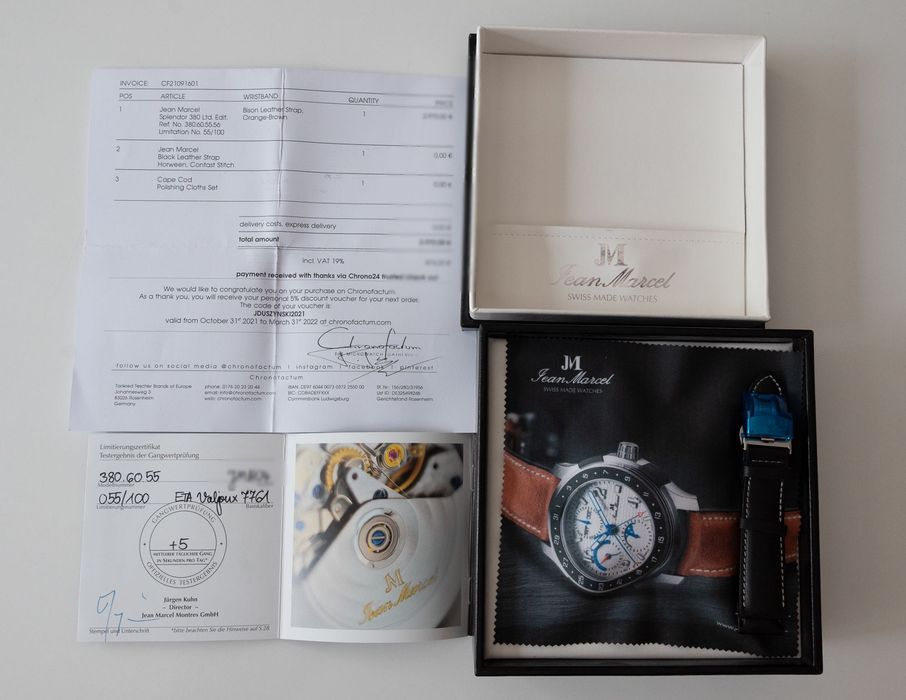 Zegarek Jean Marcel Splendor 380 limited edition