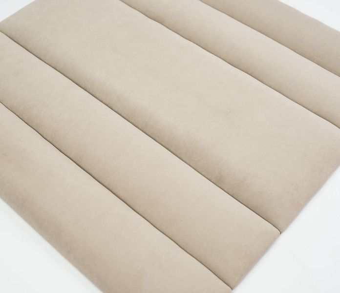 Самоклеюча м'яка стінова панель для ліжка 30см х 90см ВЕЛЮР НЮД