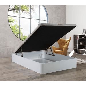 Cama c/ estrado elevatório conforama (140cm x 190cm)